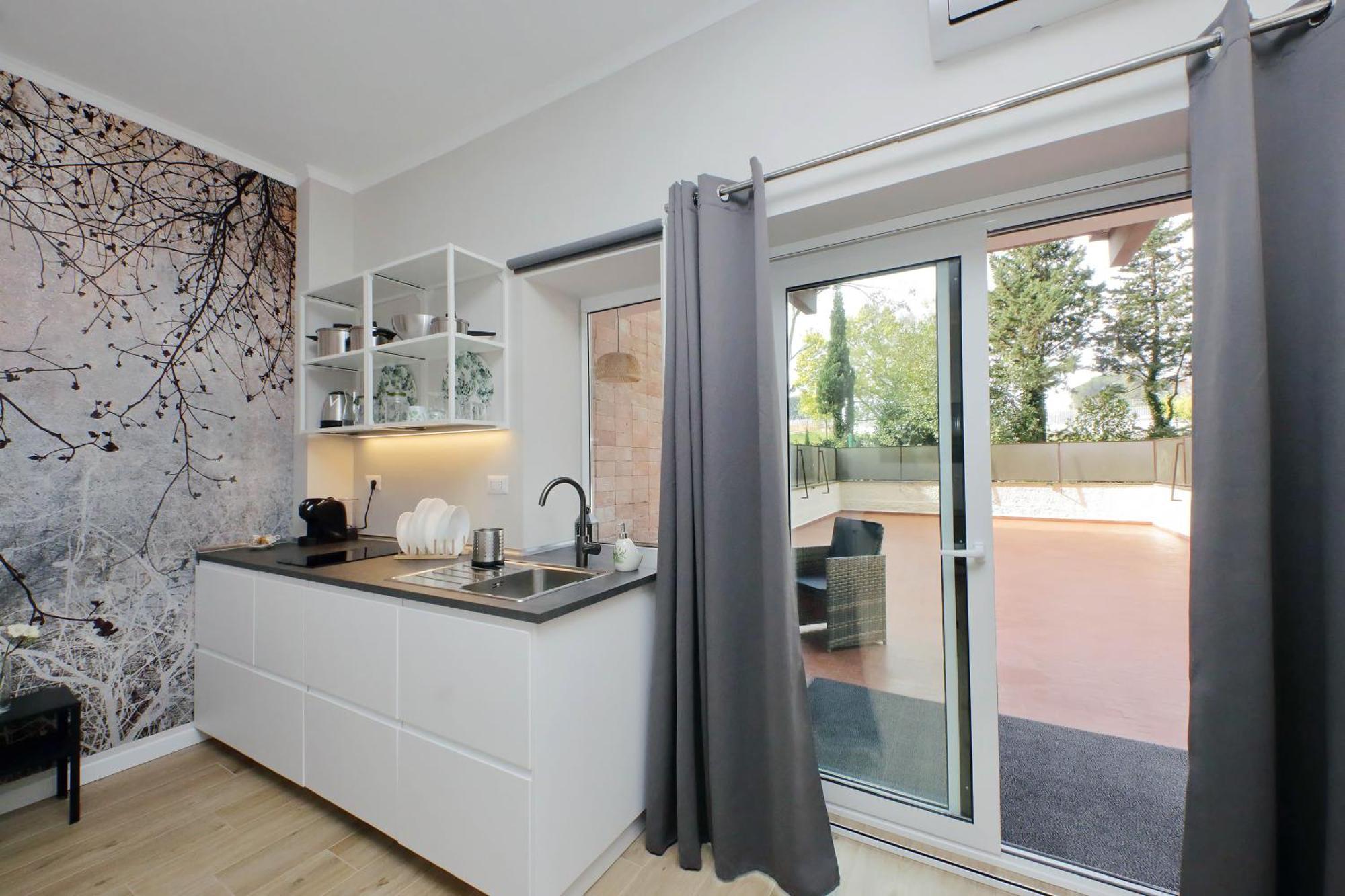 Aurelia Antica Terrace Apt Free Pool And Parking Rome Exterior photo